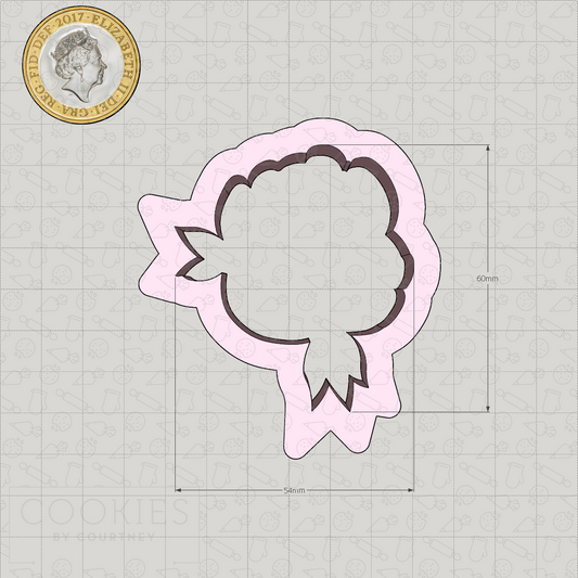 Peony Cookie Cutter
