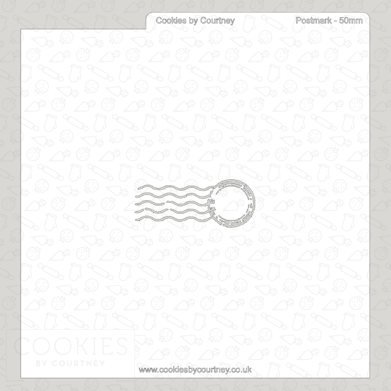 Postmark Stencil – Cookies by Courtney