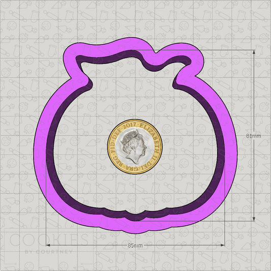 Pumpkin 2 Cookie Cutter