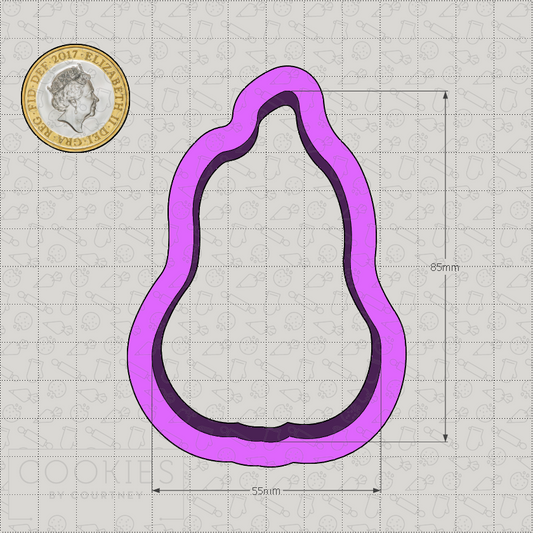 Pumpkin 3 Cookie Cutter