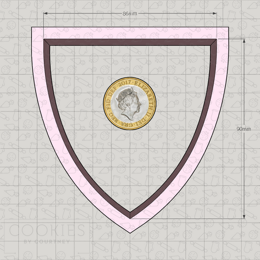 Shield 2 Cookie Cutter