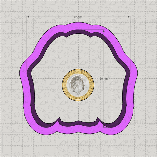 Sitting Elephant Cookie Cutter