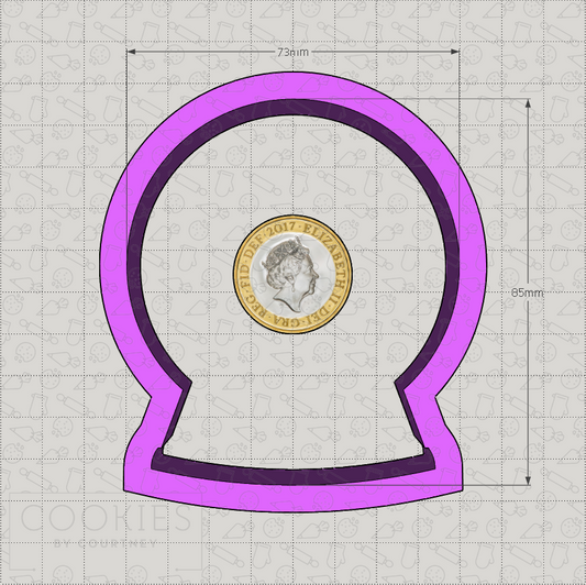Snow Globe 1 Cookie Cutter
