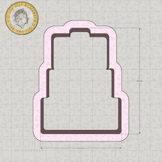 Stacked Suitcases Cookie Cutter
