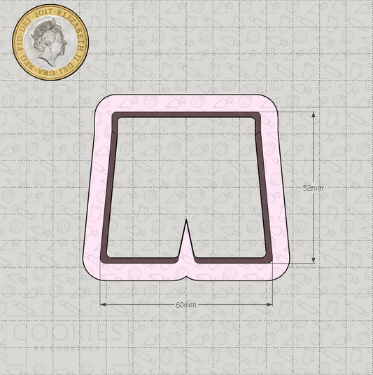 Swim Shorts Cookie Cutter