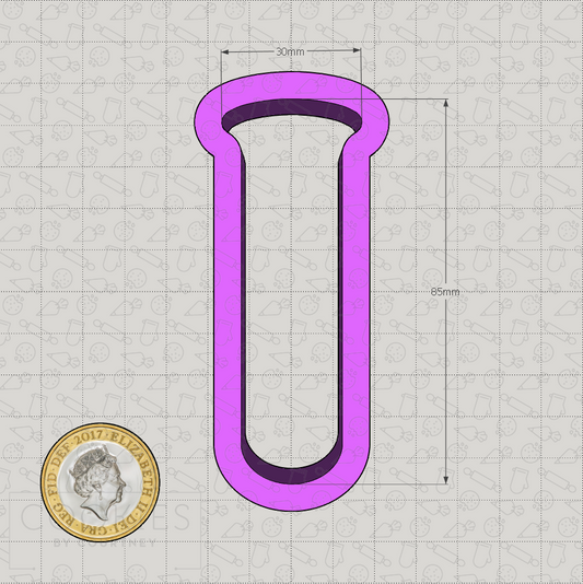 Test Tube Cookie Cutter