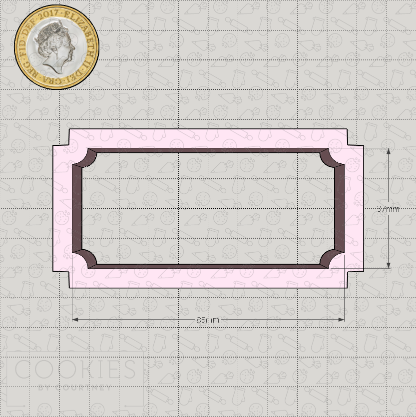 Ticket Cookie Cutter