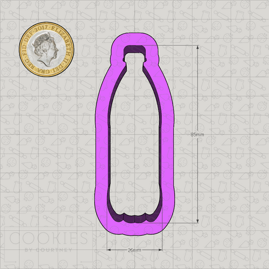 Tonic Bottle Cookie Cutter