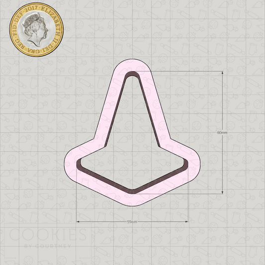 Traffic Cone Cookie Cutter